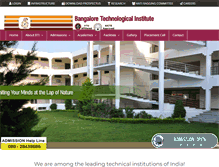 Tablet Screenshot of btibangalore.org